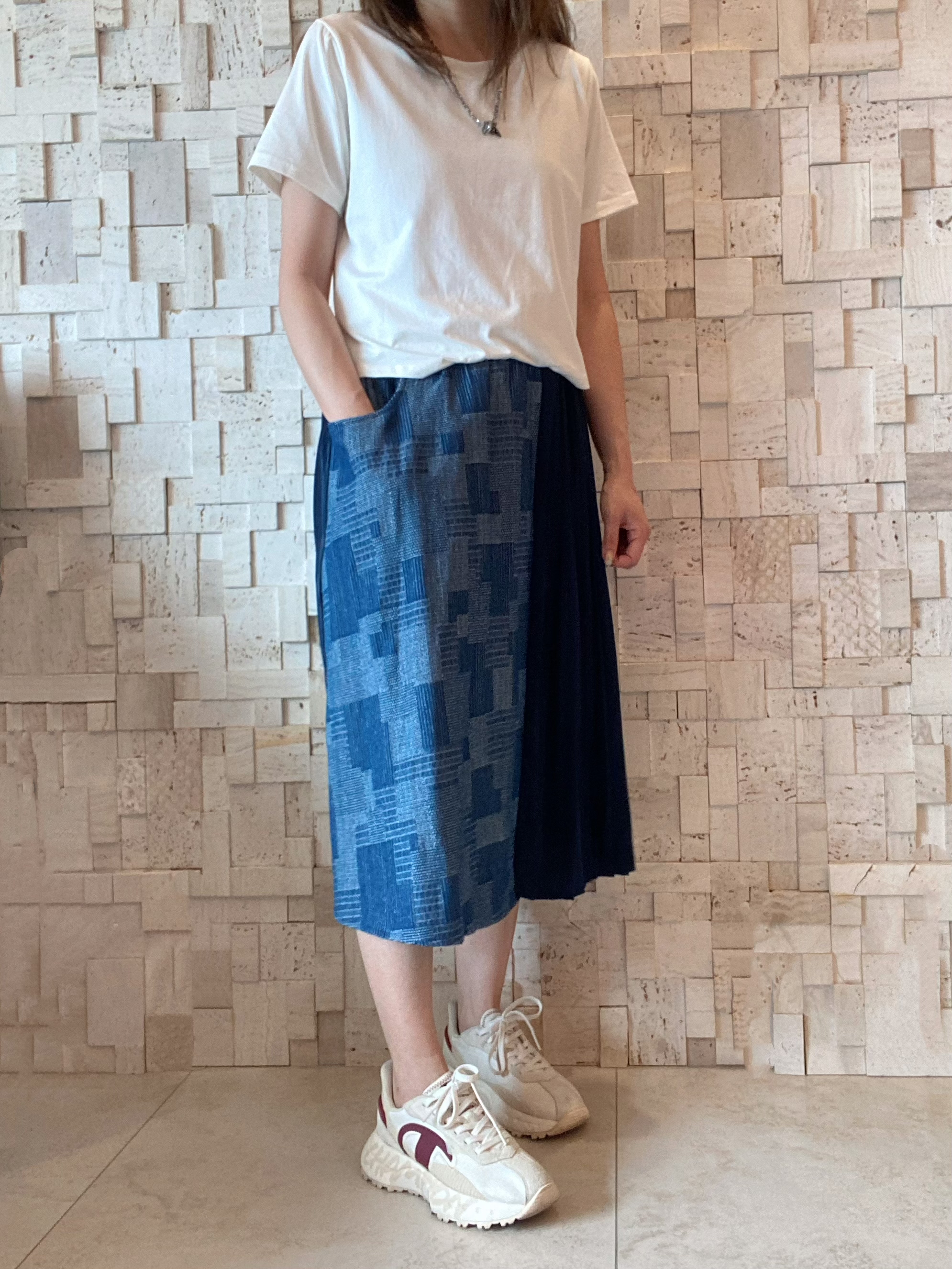 S00352 棉料拼布不對稱Op ✨