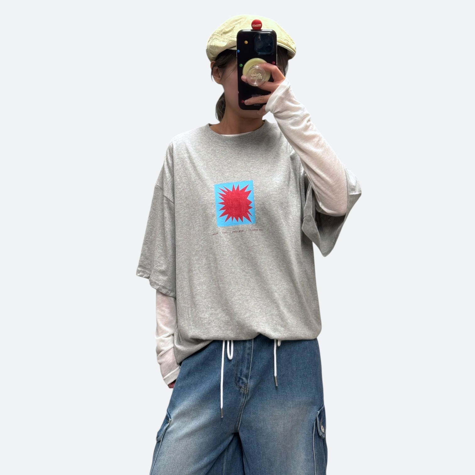 221035 sun短袖長Tee