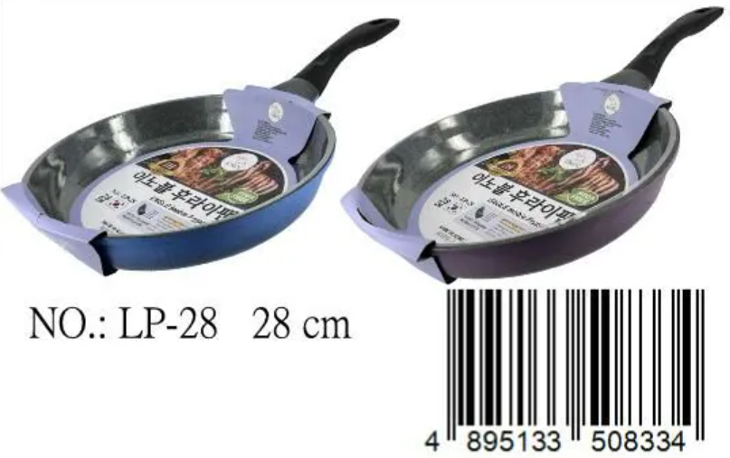 LP28/鷹牌不黏花崗岩紋平底煎PAN  (韓國製)