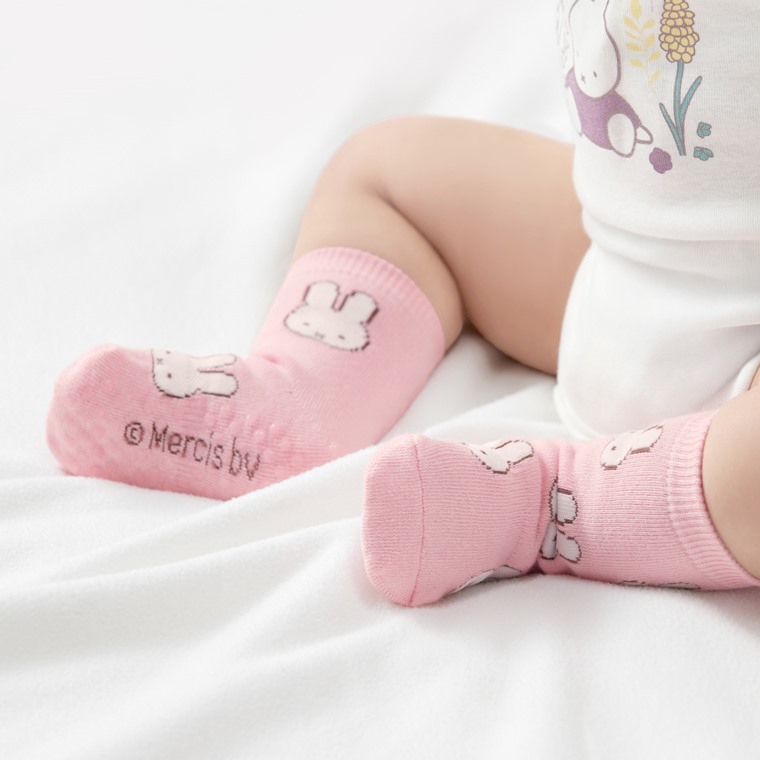 部分現貨💚代購 台灣直送💚正版授權Miffy and Friends提花中筒襪三件套