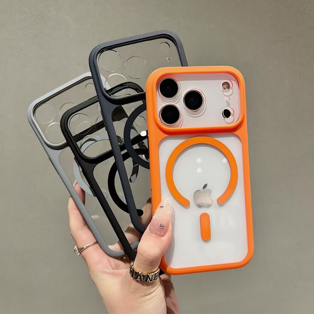 iPhone 17 Pro/ 17 Pro Max 劲盾MagSafe磁吸壳 | 高清全透硬背 | 软边防摔 | 独立相机按键 | 自带挂绳孔