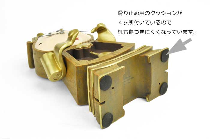 [現貨] [日本直送] 美女與野獸 Cogsworth 座枱鐘 {TF094112}