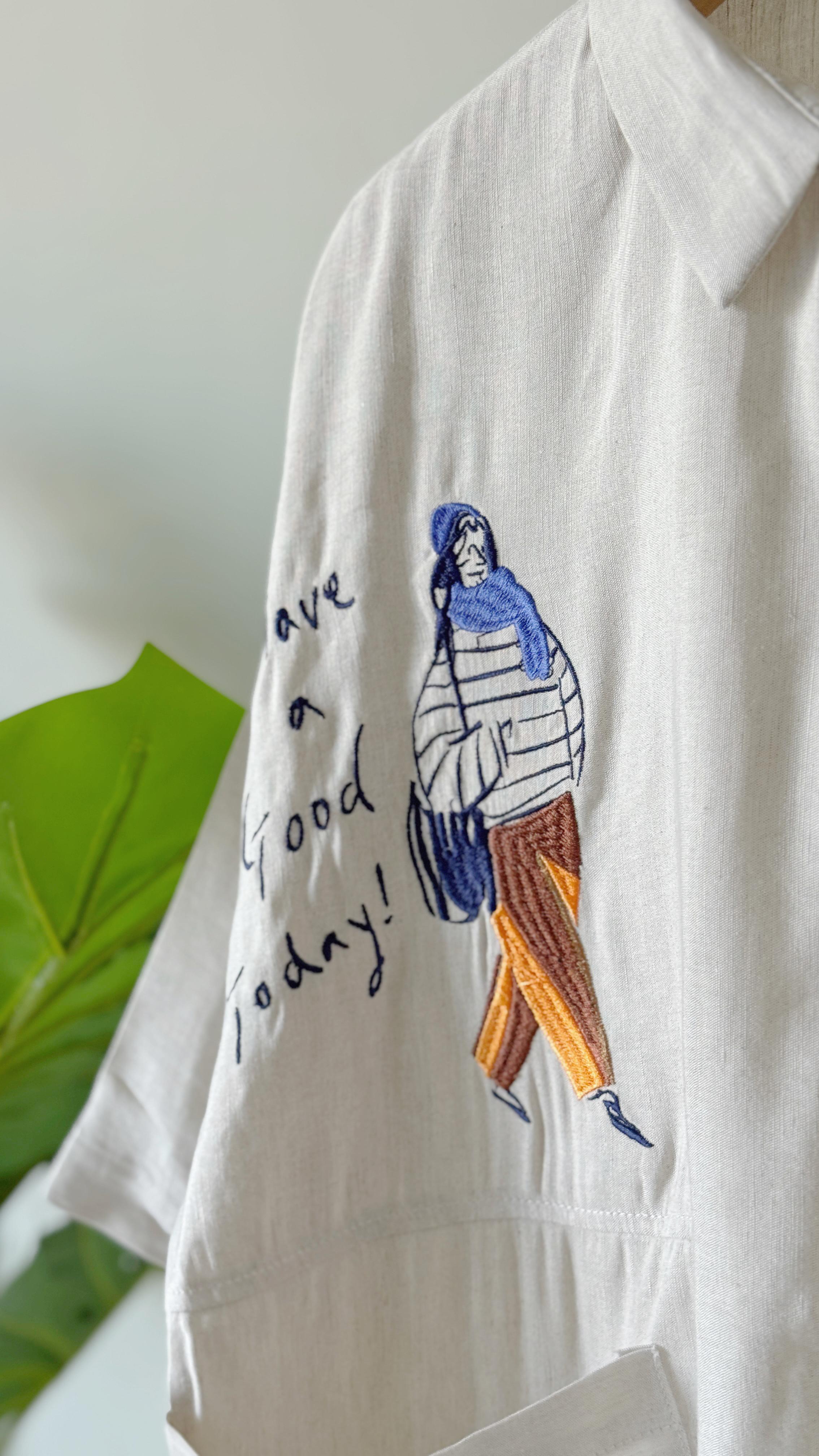 日系文艺蝙蝠袖衬衫