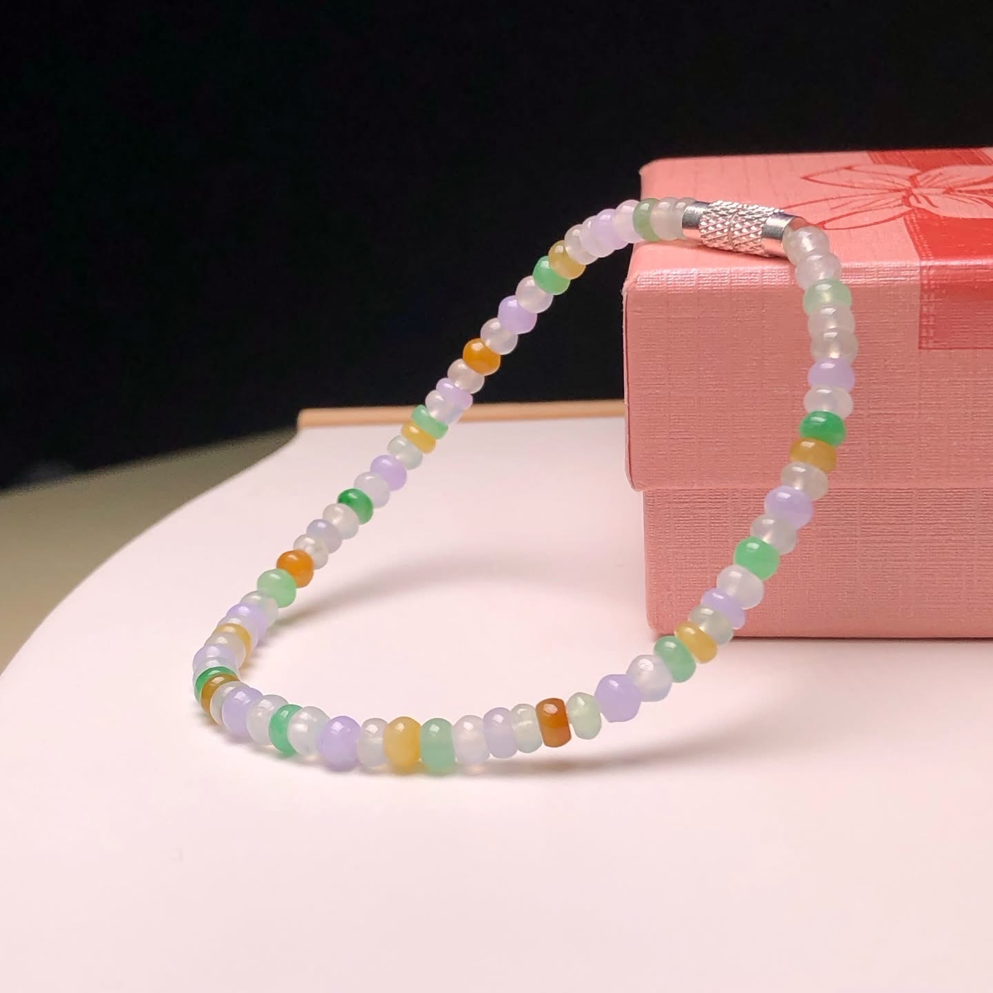 3.9mm小算盤珠多寶手串 #YK00020