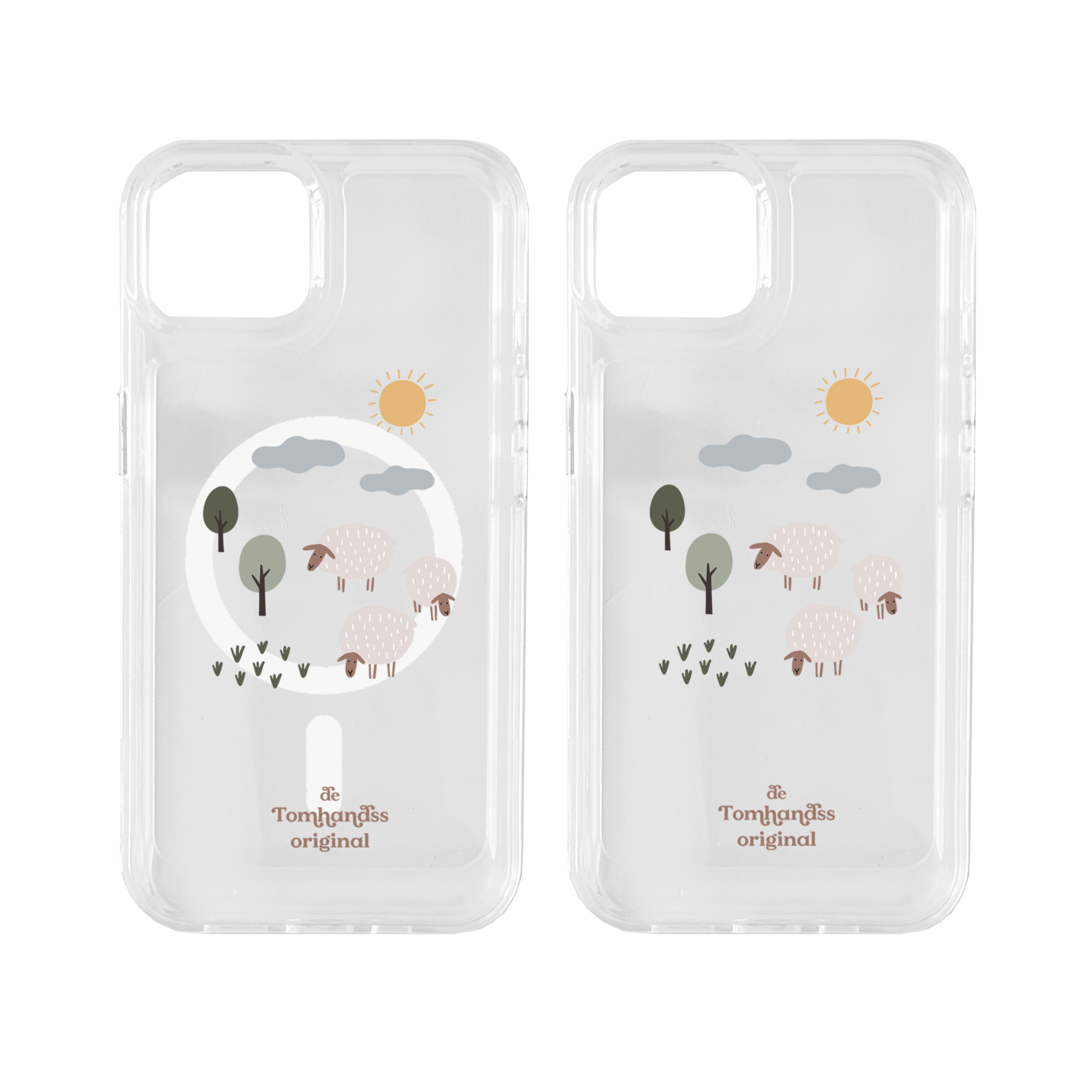 【E-I-E-I-O】透明MagSafe iPhone Case