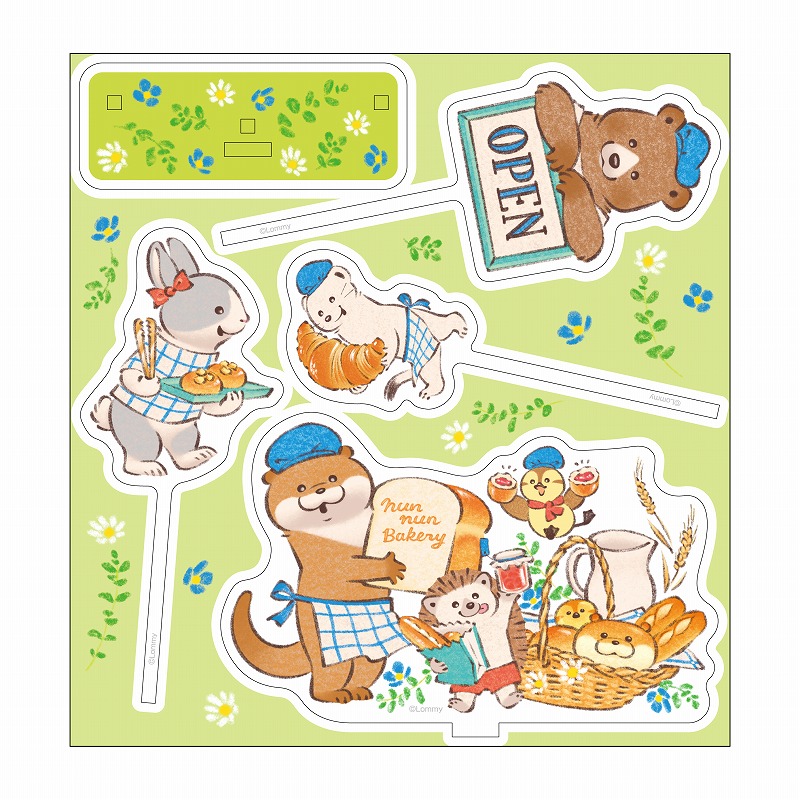 日本預訂📍可愛謊言的水獺麵包店造型系列 - 裝飾大立牌 20/3日本開售