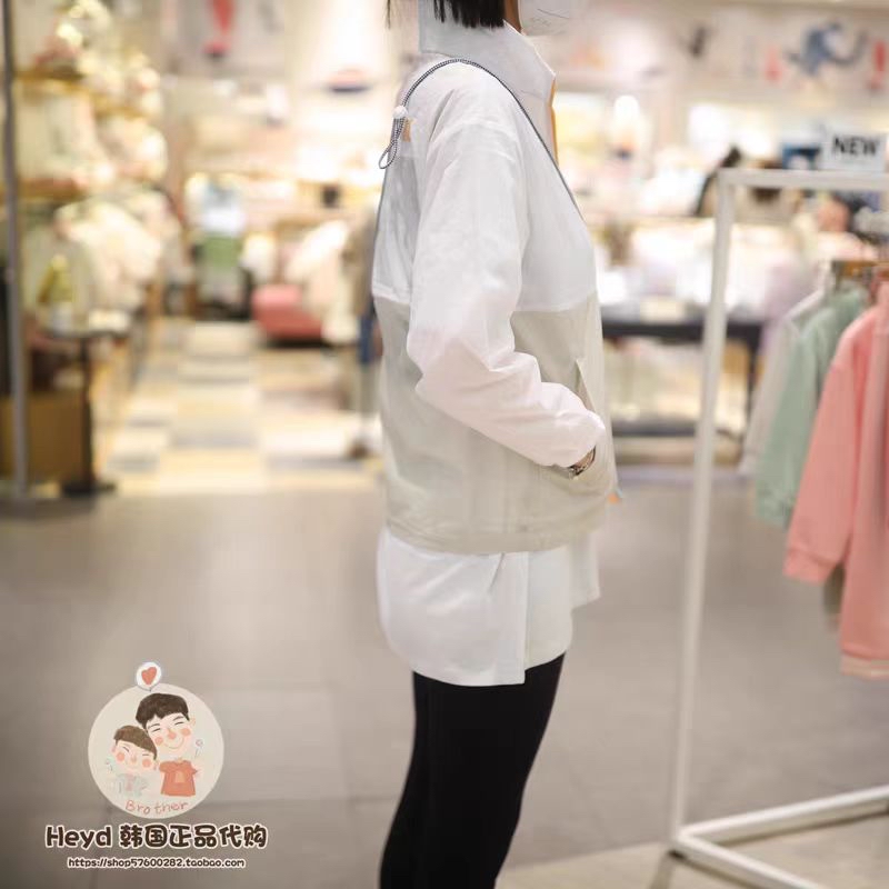 0632 親子❤️TNF夏季連帽薄防曬外套+斜孭袋 兩件套