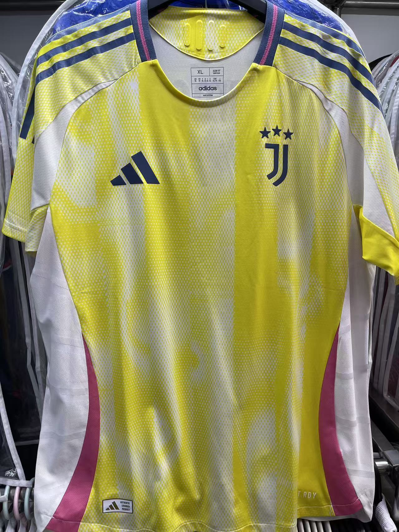 2024-25 Juventus Away Authentic Shirt #7 LEHMANN Size XL
