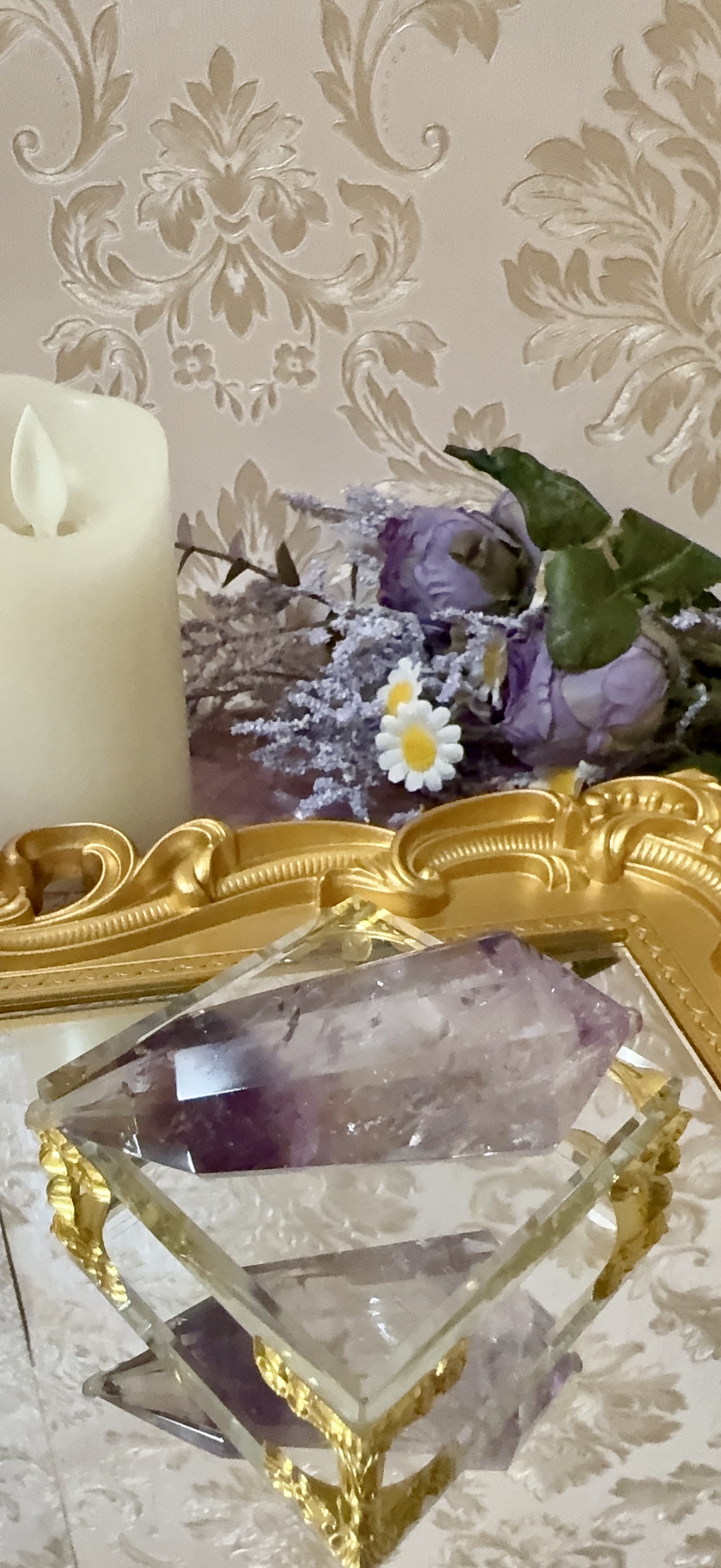 【能量權杖】巴西巴希亞 Vogel 沃格爾風格紫水晶 ‧ 雙尖療癒能量石 🔮