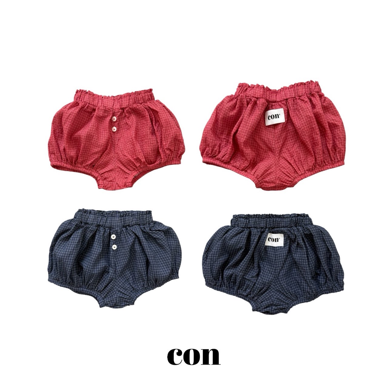 Con | check bloomer (Navy size2(78-87)