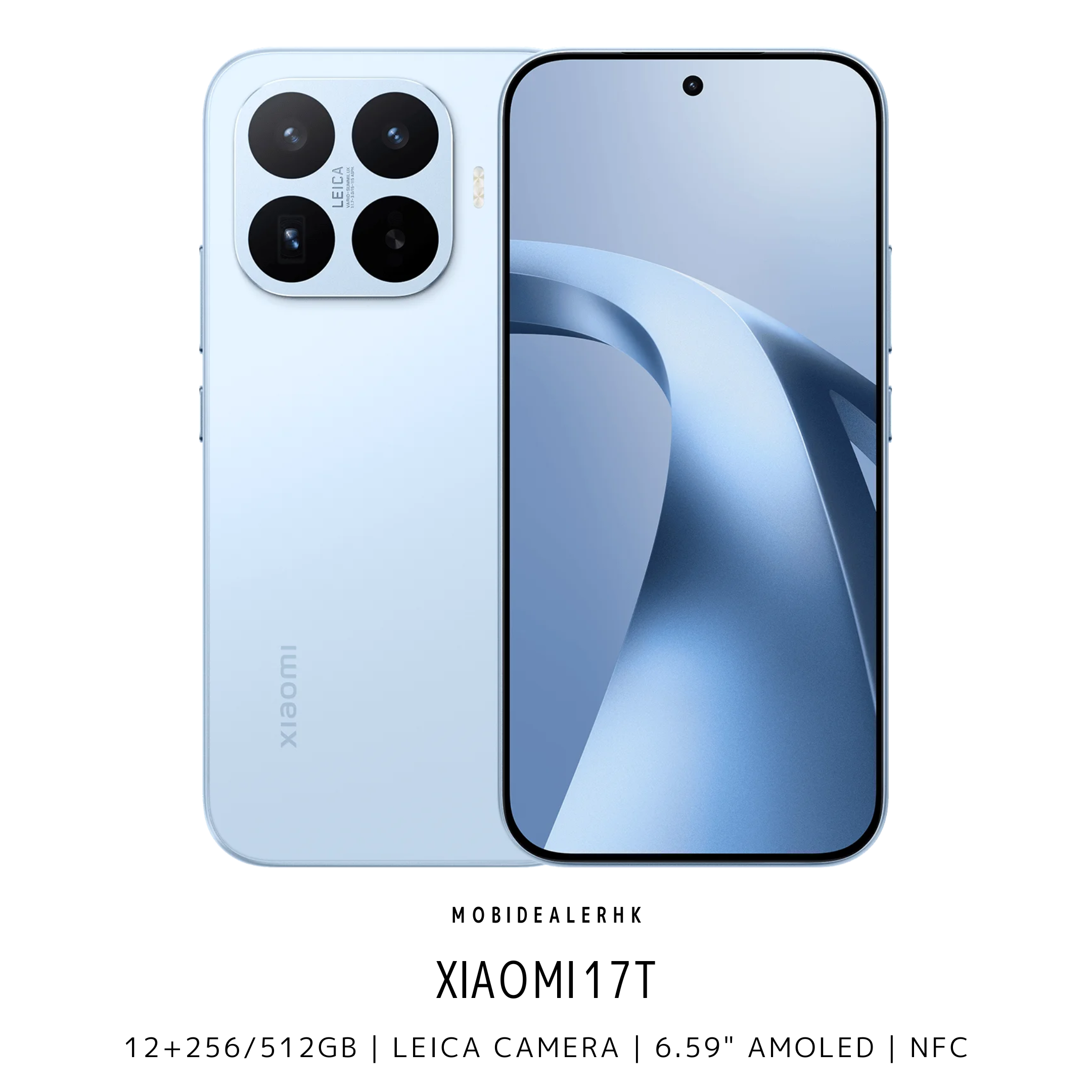 Xiaomi 17T | 小米 17T | 5G | 智能手機 | 12+256/512Gb | Leica Camera | 6.59" AMOLED | NFC