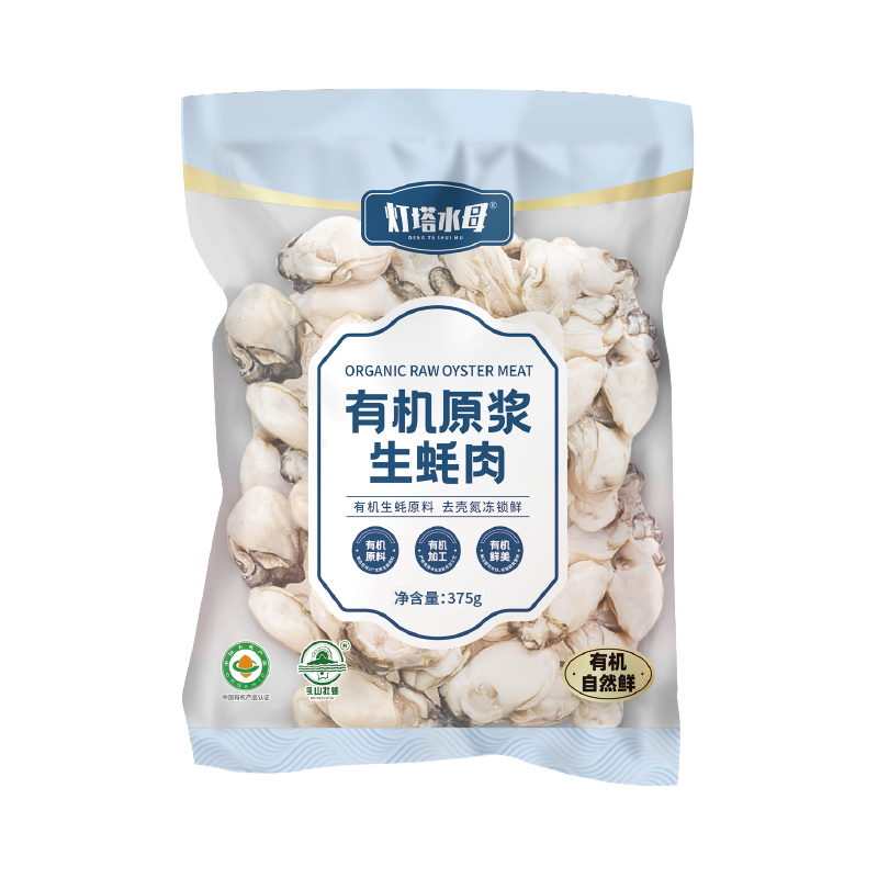 燈塔水母 - 有機原漿生蠔肉 375g (只可以熟食)