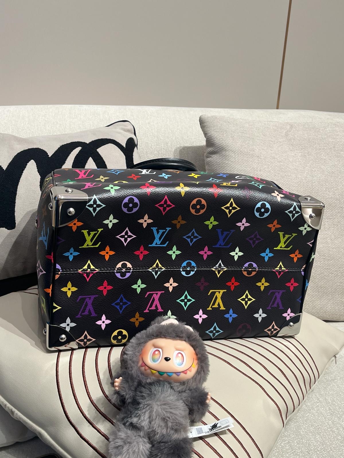 LV x TM Speedy Soft 30 M13257 村上隆黑彩花限量 Louis Vuitton x Murakami 100%Authentic, 99%New閑置品✅專門店收據✅nfc ✅dust bag ✅box