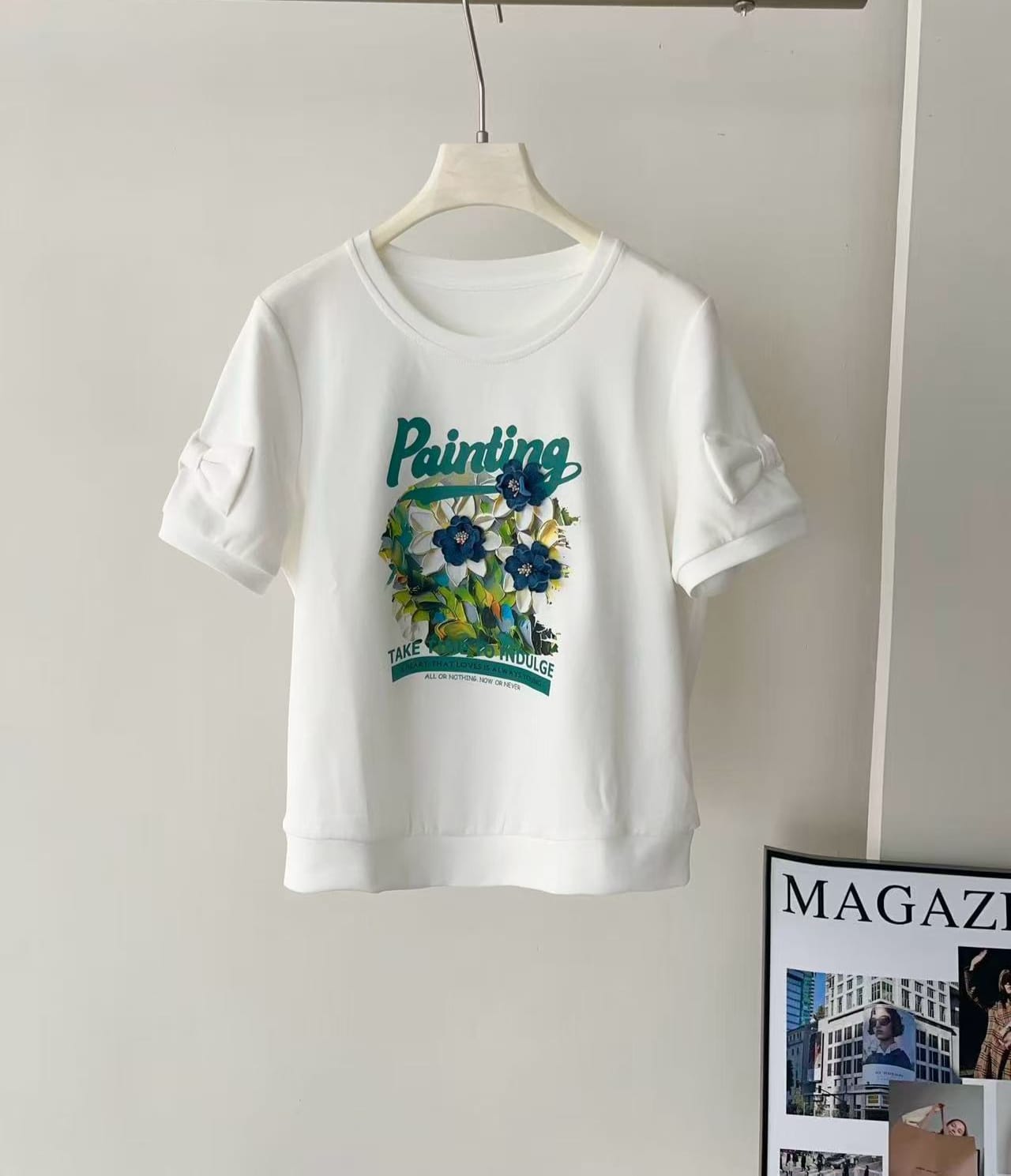 🌟高質立體花朵棉料top🌟