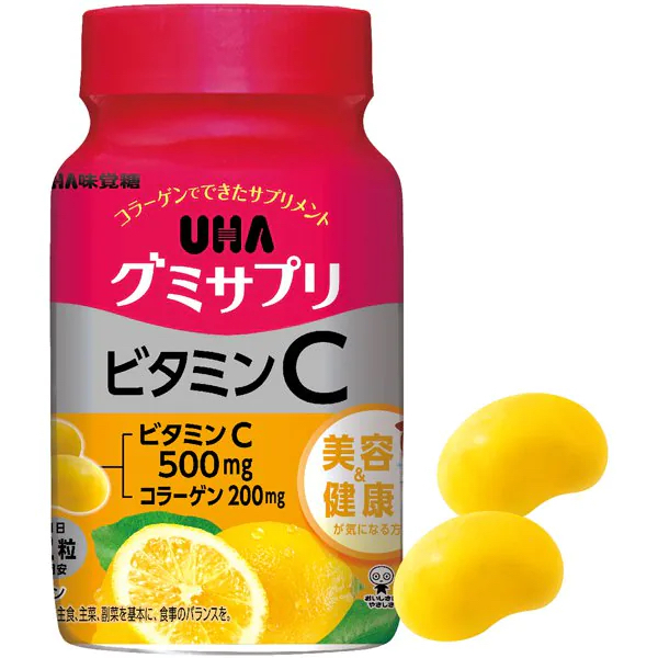 日本直送預訂 UHA 藍莓味/檸檬味軟糖 60粒裝