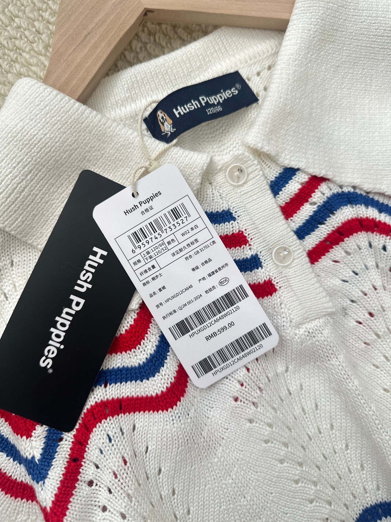 $188套。🌟 H ush Puppies 女童針織兩件套 🌟