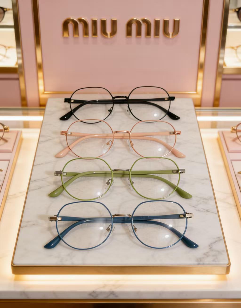 miumiu防藍光護眼四色眼鏡