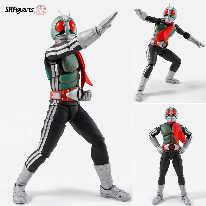 (預訂訂金 $200) (總價 $484) Bandai S.H.Figuarts (真骨彫製法) 幪面超人 新1號 (榮光之昭和騎士) (行版) SHF (Shinkoccou Seihou) Kamen Rider New 1