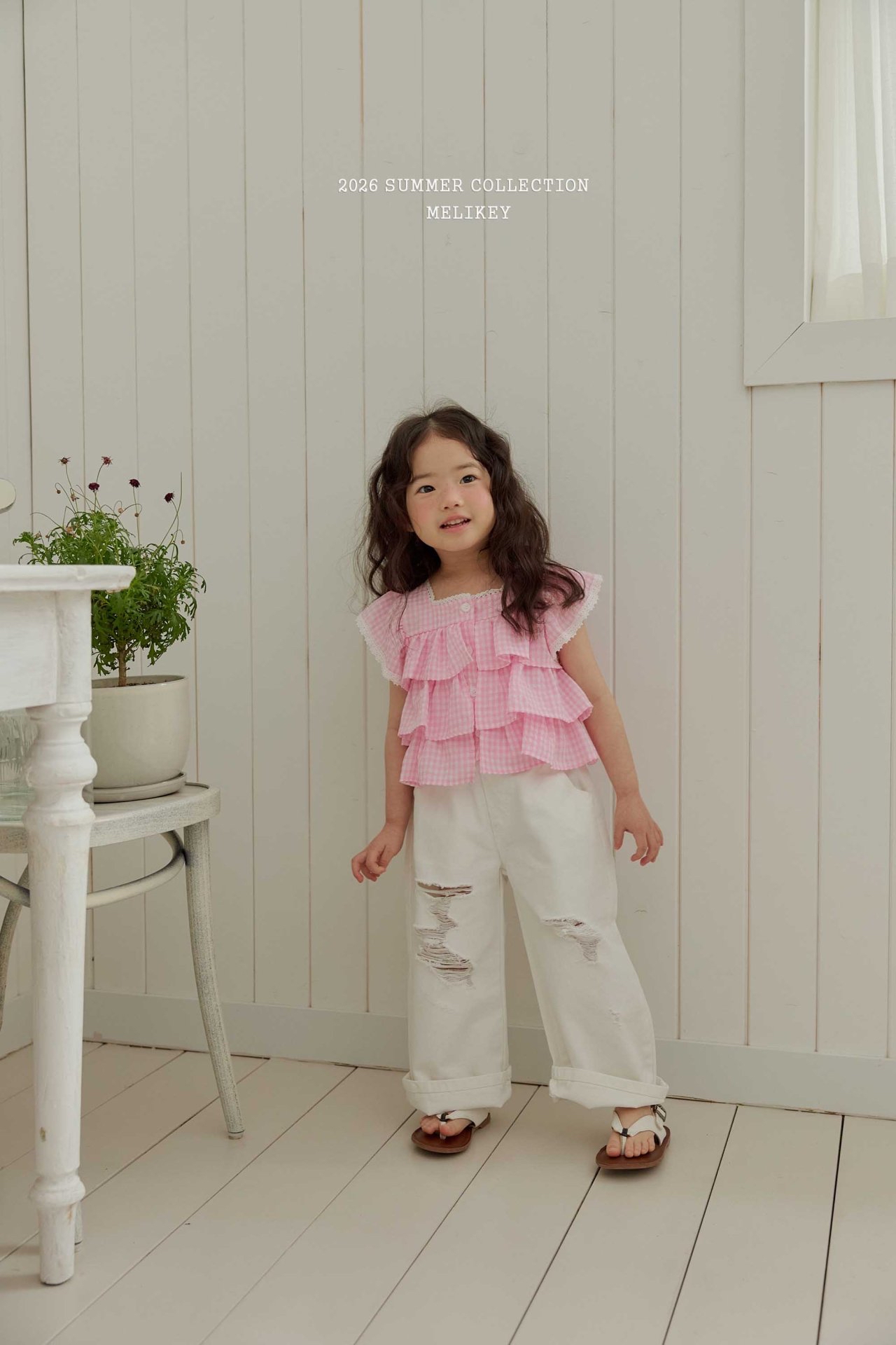 Melkey | Denim pants (White M95-105)