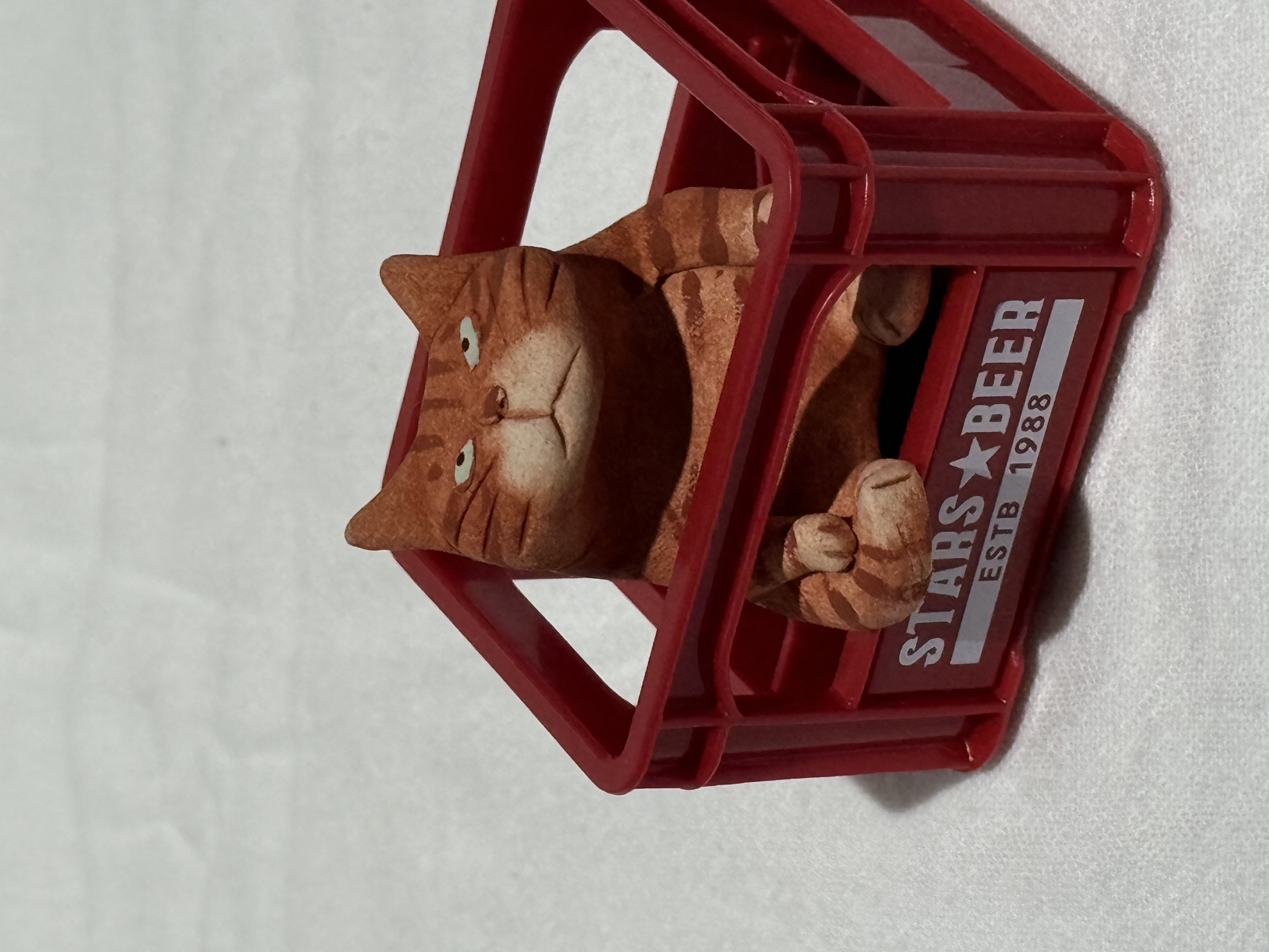 半澤淳子 啤酒箱 貓咪 貓貓擺件