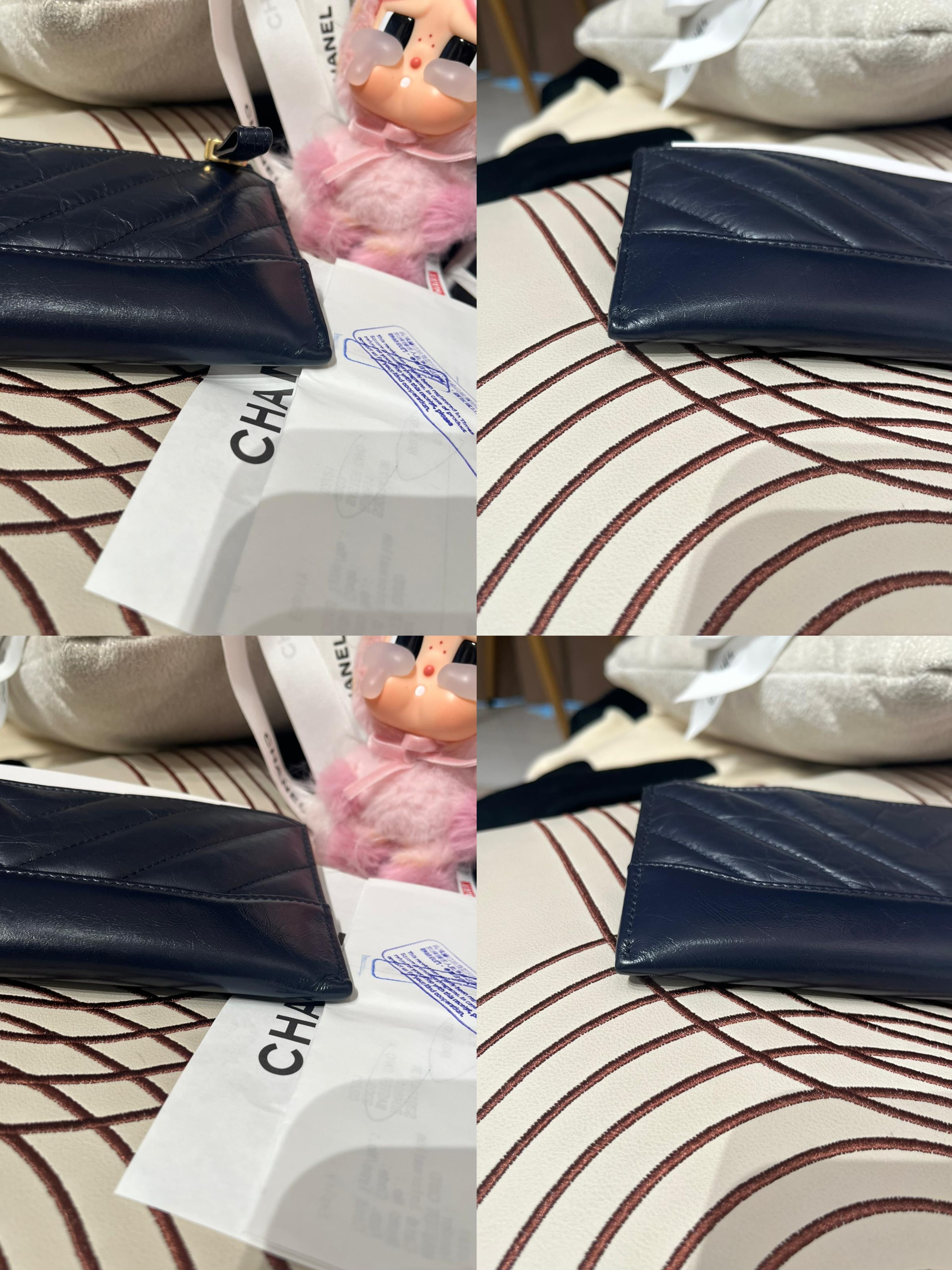 Chanel Gabrielle Zipped Long Wallet calfskin 100%Authentic,98%new ✅專門店收據✅27card✅box Size:L19.5xH10.5xW0.5cm