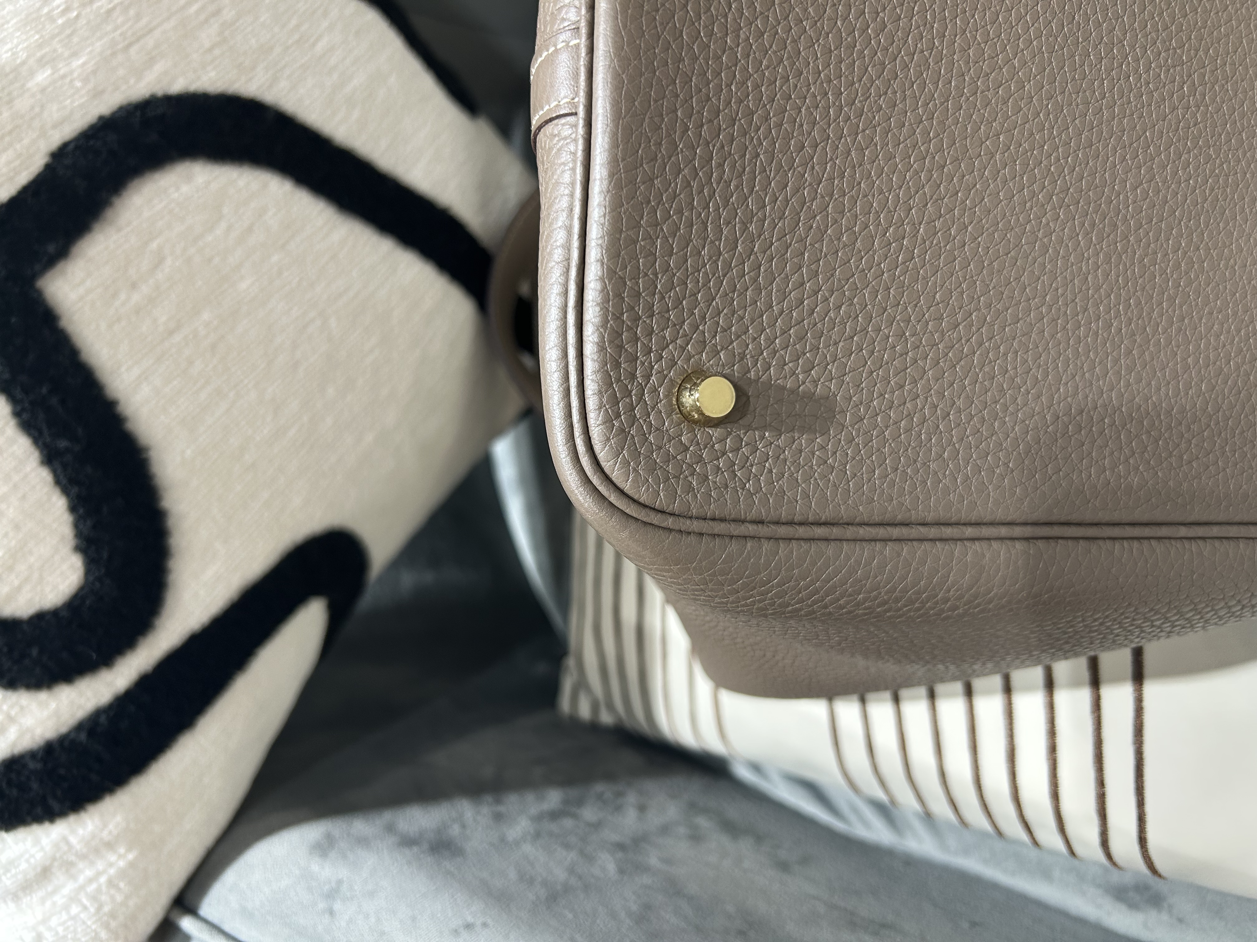 Hermes Picotin 22 Stamp D 大象灰金扣 100%Authentic, 95%New ✅Key Lock ✅Dust bag