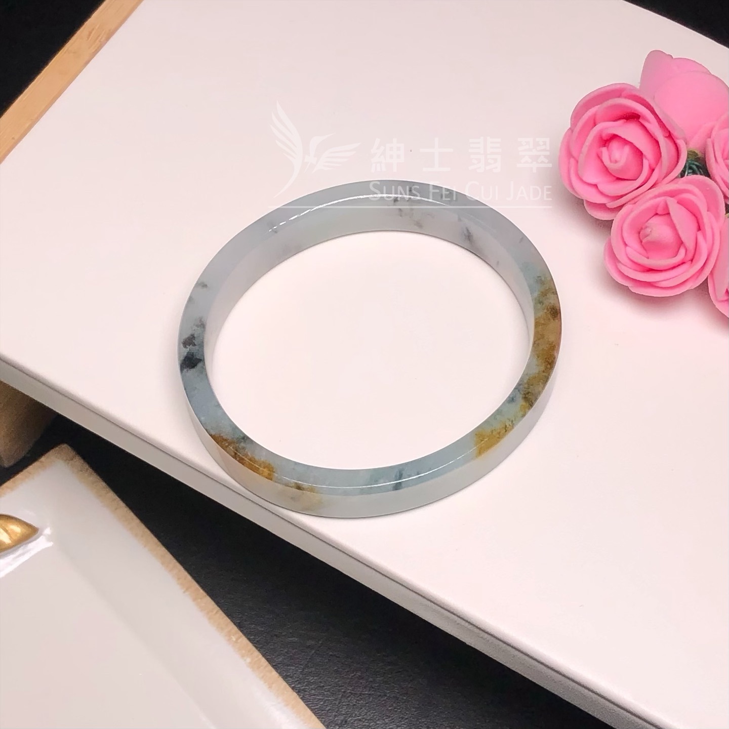 大馬坎糠皮貴妃方鐲54.5mm C06196