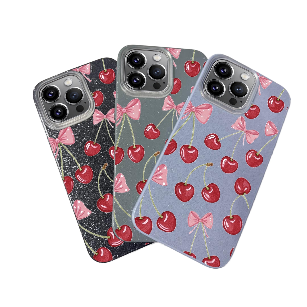 BLING CASE PHONE FOR IPHONE - DESIGN CHERRY A