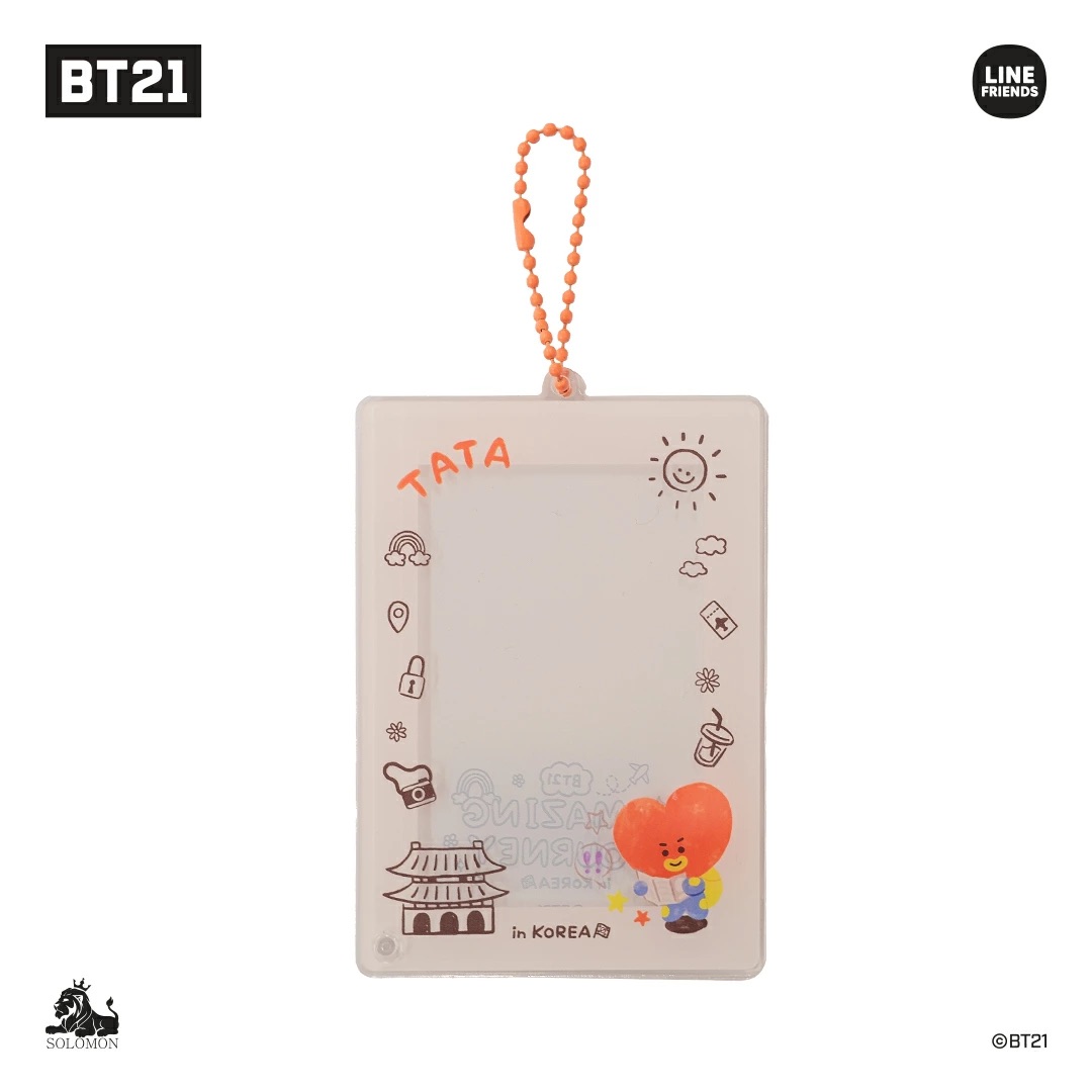📦訂購 日本限定 Line Friends BT21 ACRYLIC PHOTO CARD HOLDER 照片鎖匙扣