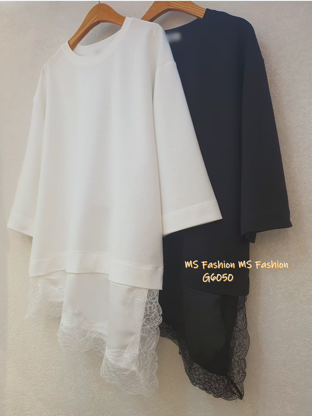 G6050 韓國🇰🇷拼lace腳top