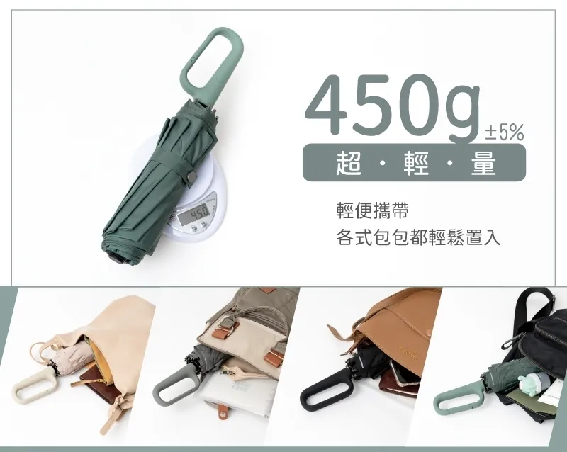 Munichi | 一鍵開關掛勾遮 | 跣水速乾 | 特大傘面