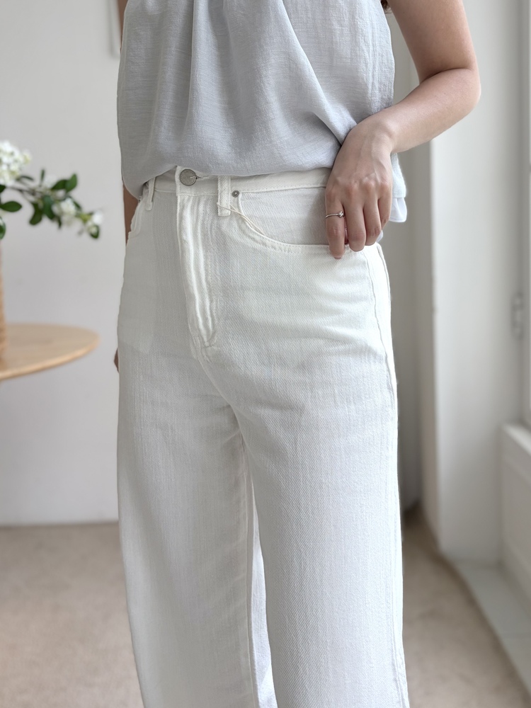 [極涼!!] Summer Lightweight White Jeans