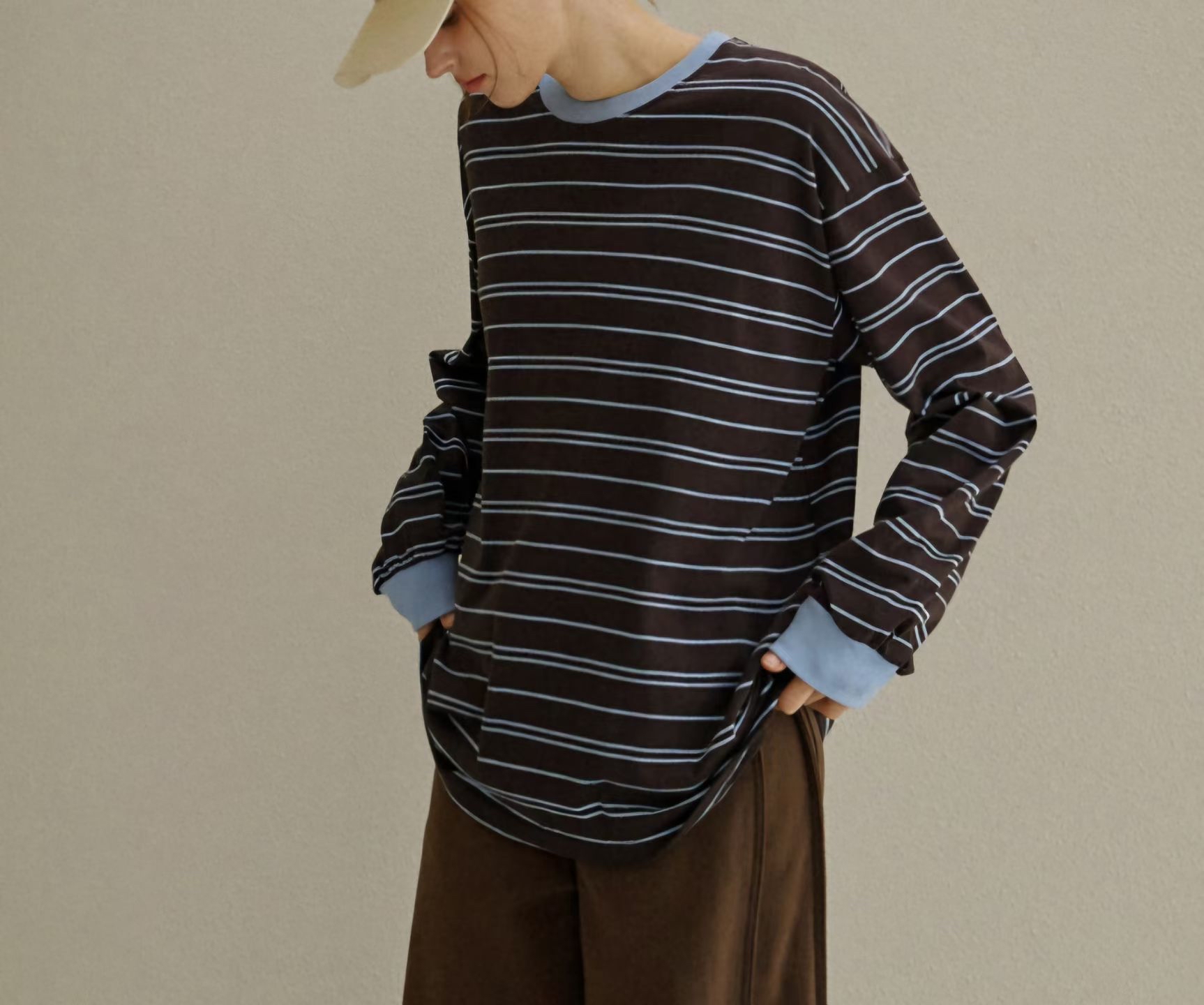 221613 橫間長袖Tee