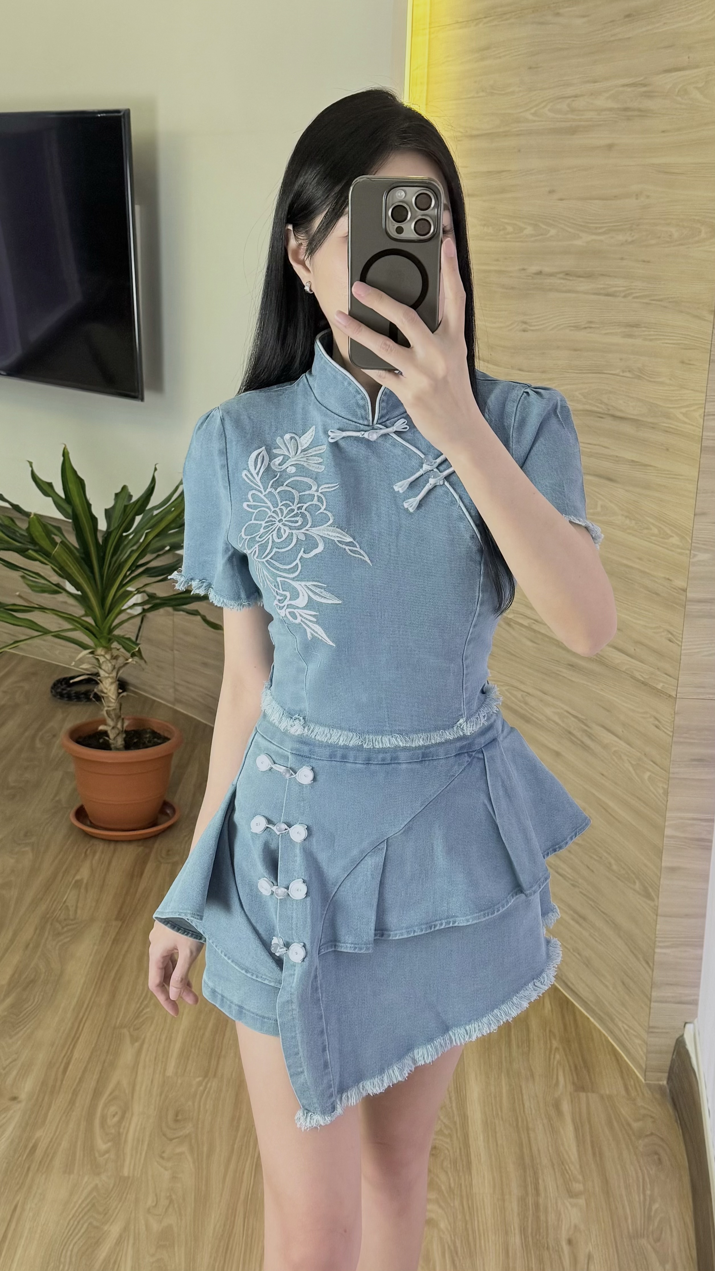 Denise Denim Set Wear