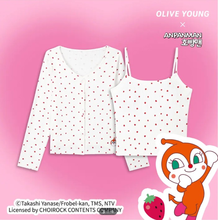 Olive young X 麵包超人 限定系列