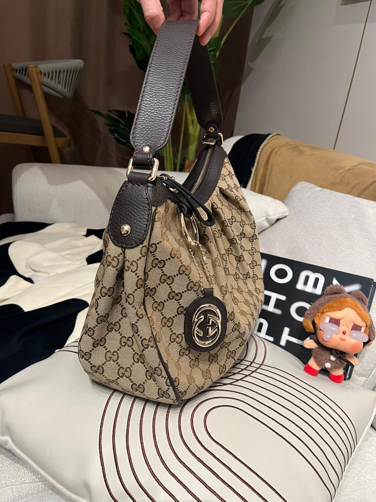 Gucci hobo gg Hobo bag  100%Authentic ,98%new✅dust bag 