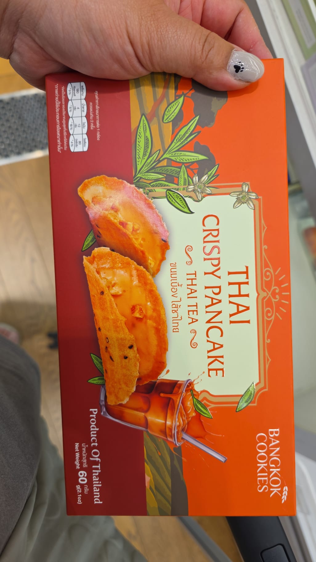 thai crispy pancake thai tea