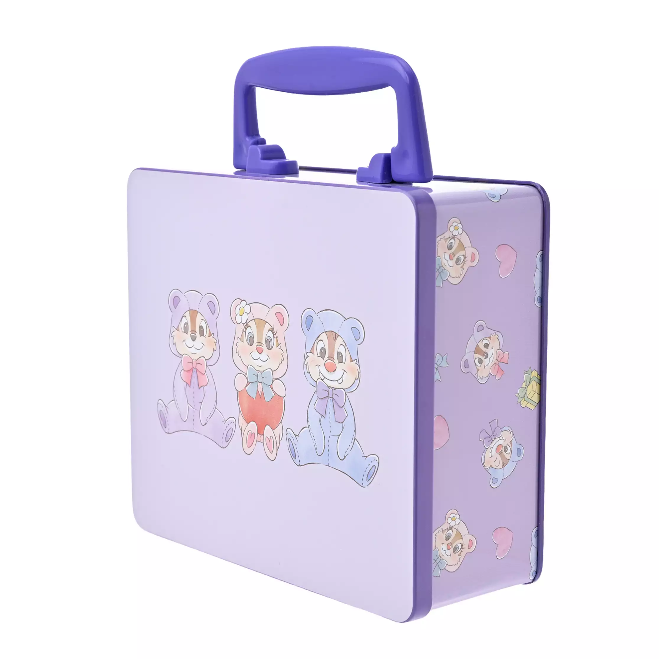 日本預訂📍日本Chip and Dale可愛熊仔樣系列 - 手提鐵盒曲奇