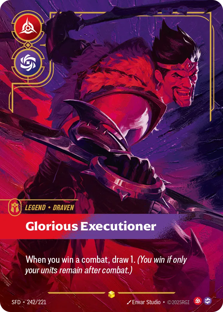 [ Spiritforged - Overnumber ] SFD-242/221 Draven Glorious Executioner
