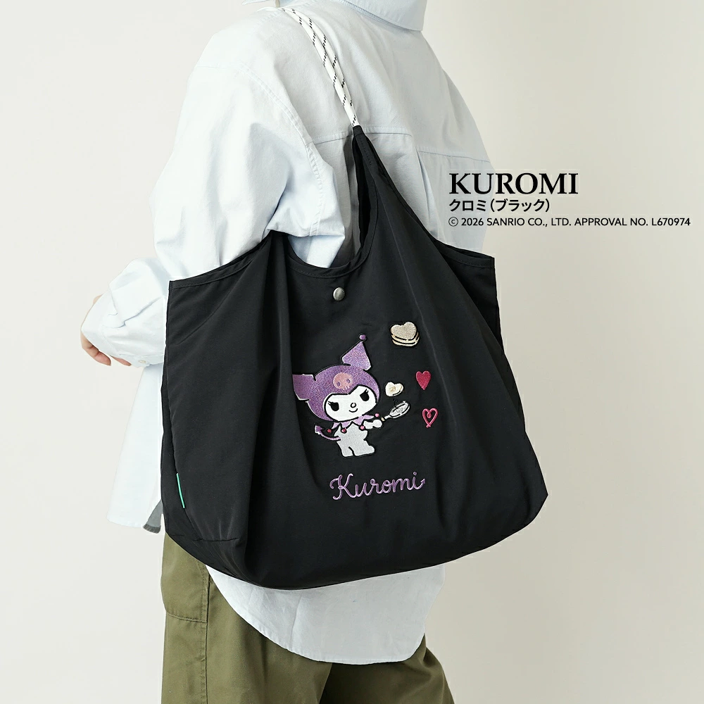 【日本直送】Sanrio × unify 輕量撥水加工刺繡手袋 15L
