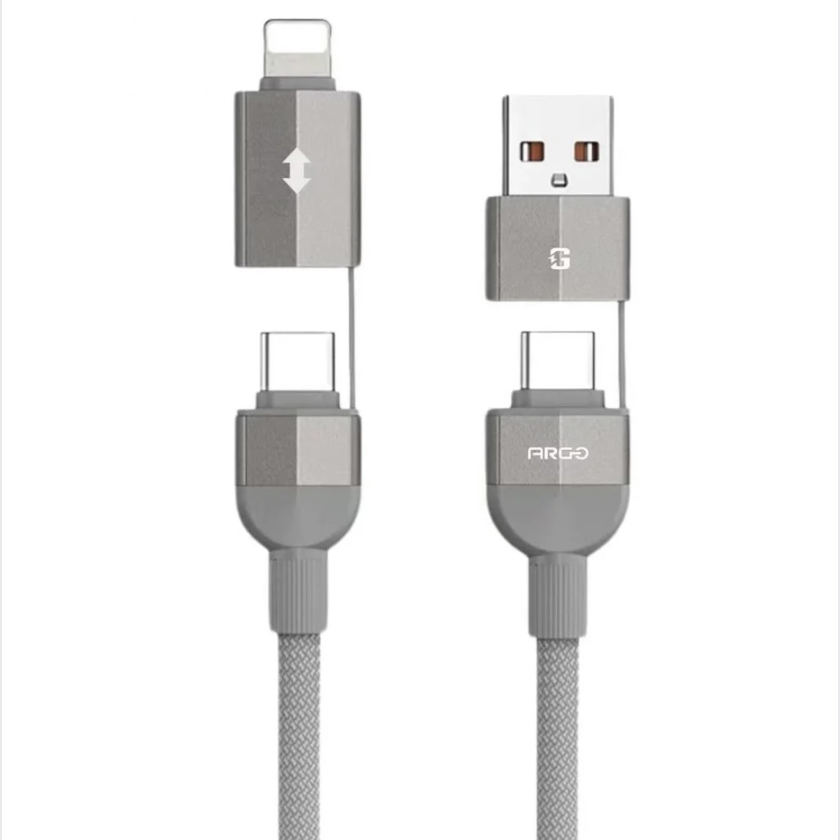 Argo MC100 4IN1 100W磁力收納充電線 香港行貨