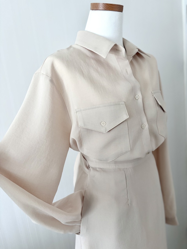 The Colette Wrap Set (Light Beige)