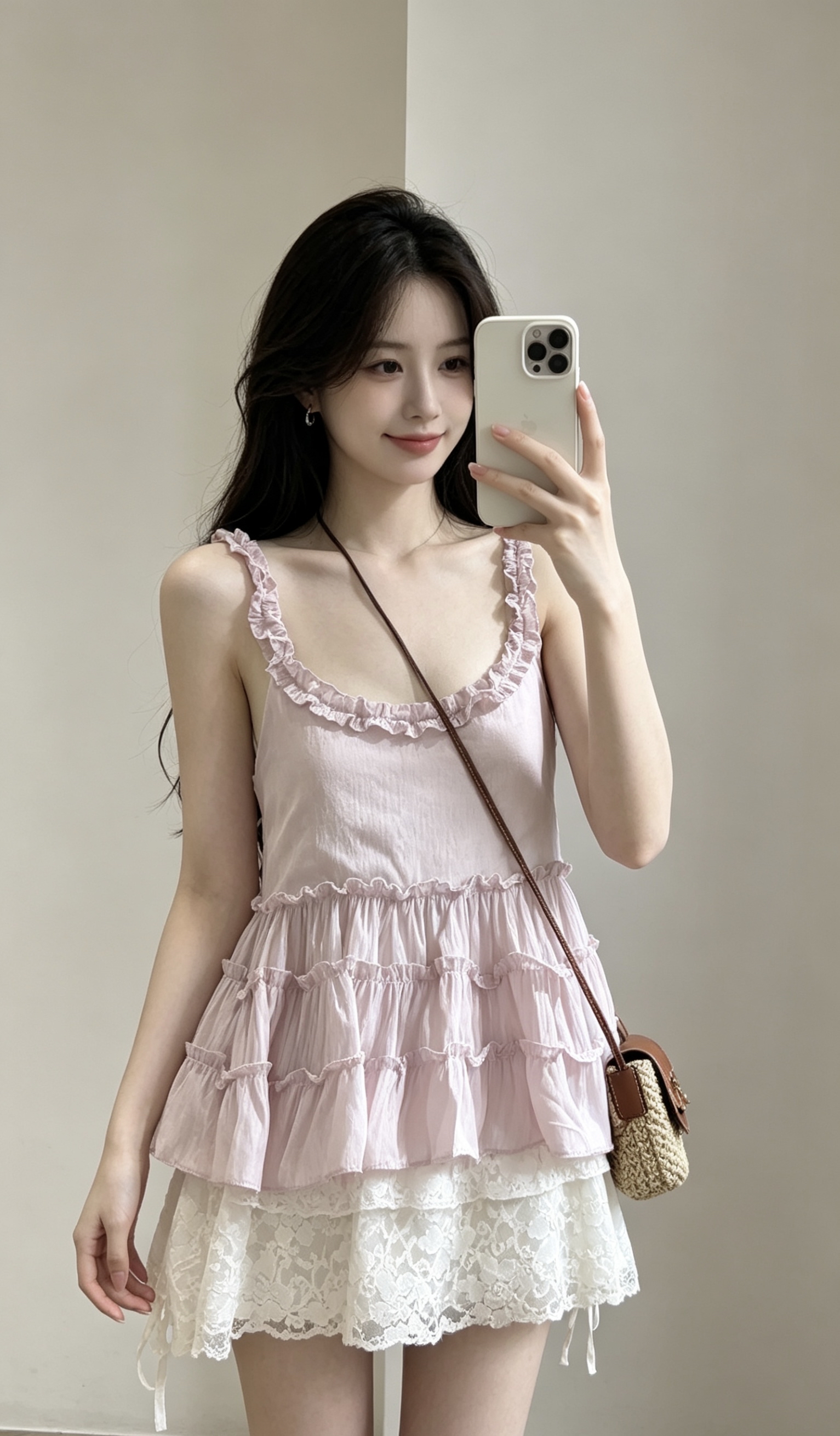 TP590荷叶边蓬松衣