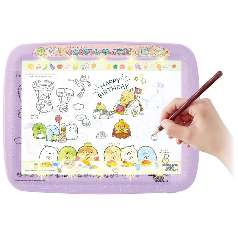 角落生物描圖學習板 繪圖描摹字母Plus 兒童畫畫練習板 DIY創作玩具 女童手作禮物推薦