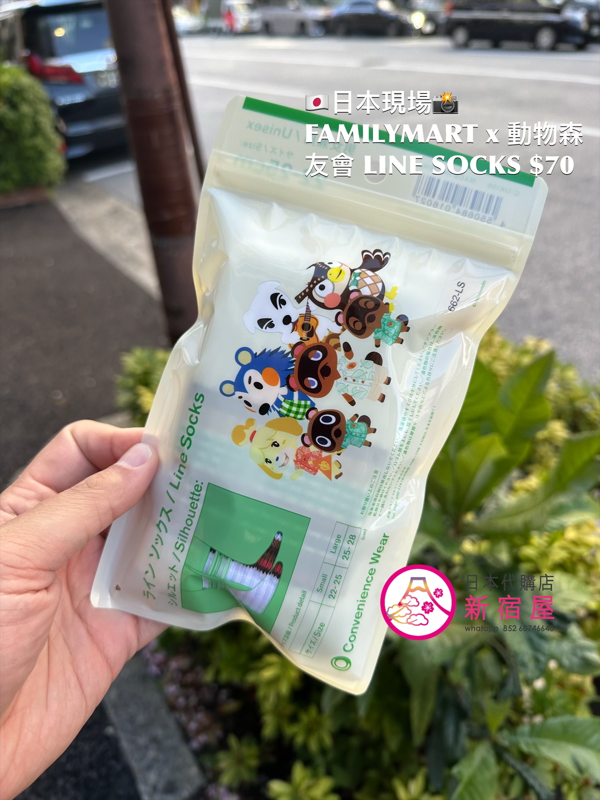 FAMILYMART x 集合啦！動物森友會 LINE SOCKS