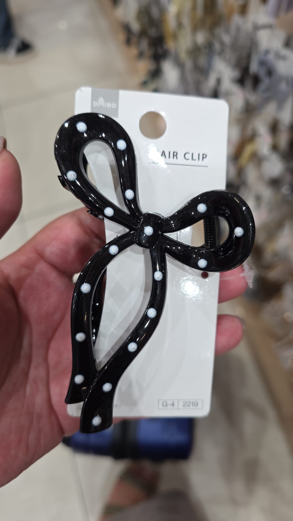 daiso hair clip