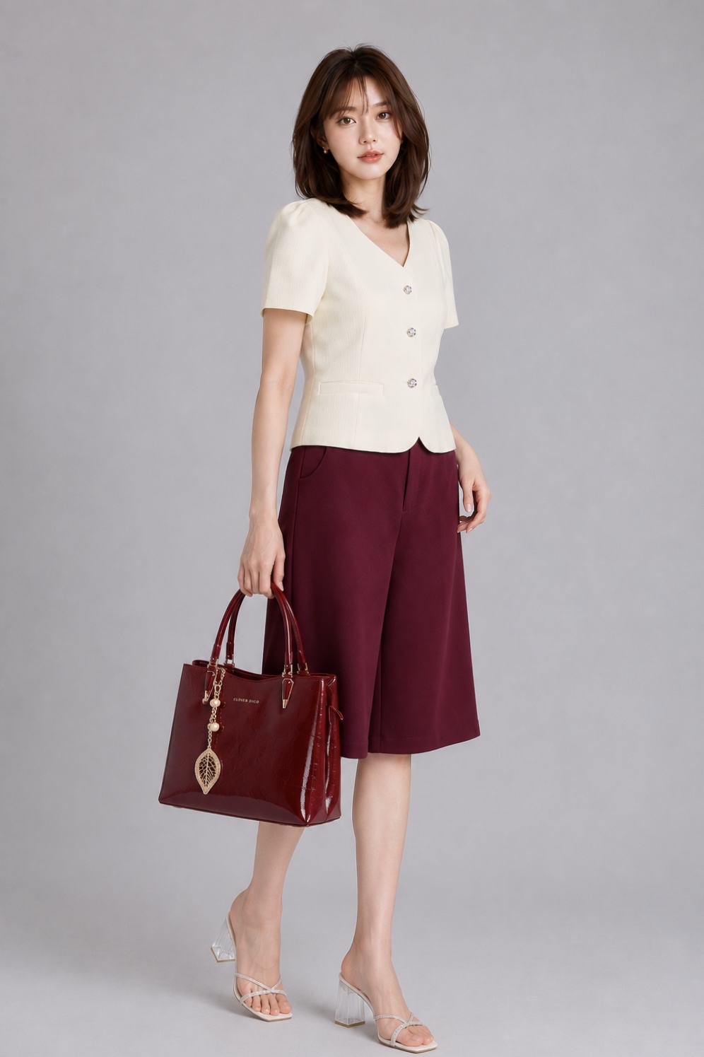 266096 Emerald Grace Tailored Blouse