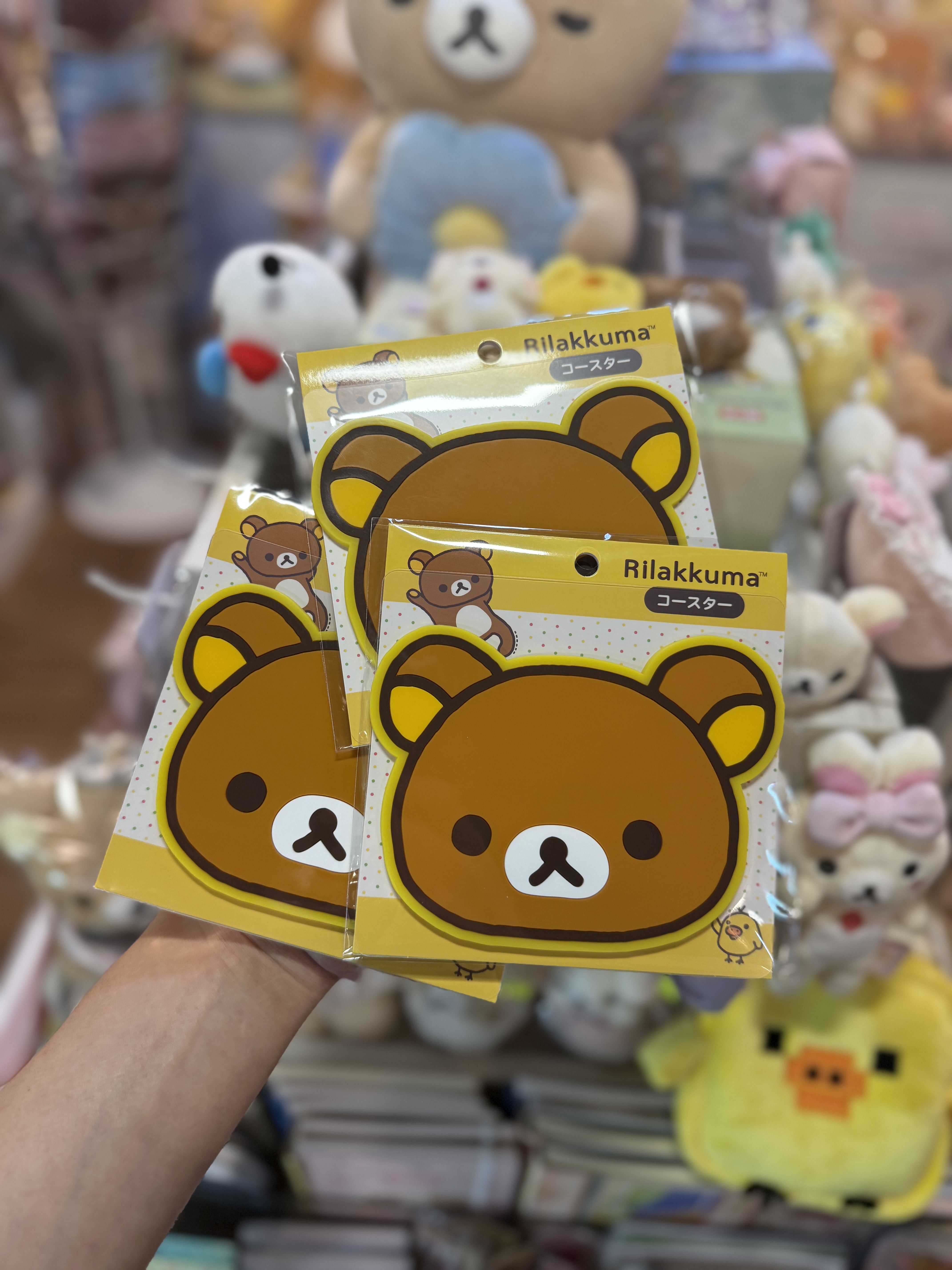 《現貨》全新RILAKKUMA頭型杯墊