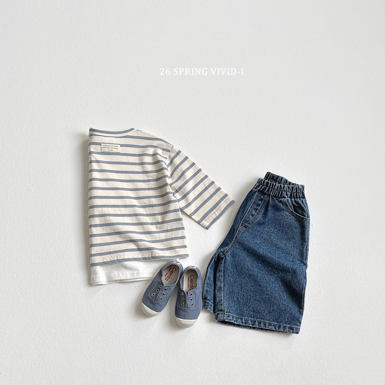 🌸預訂 韓國直送🌸🇰🇷VIVIDI六色清新條紋寬鬆長袖上衣