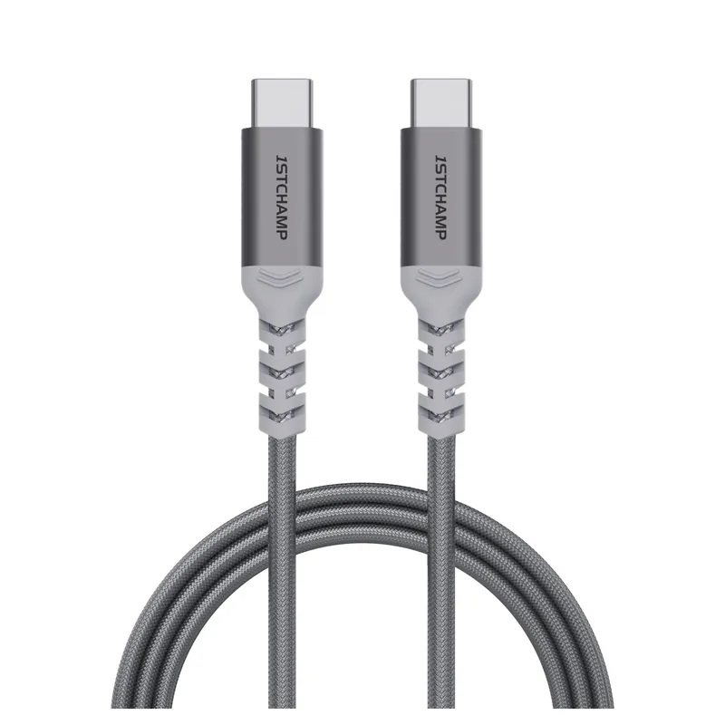 First Champion USB 4.0 Type-C to Type-C 連接線, 240W, 40Gbps, 100cm, 尼龍編織, TC4CG3240W-NY1M